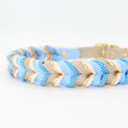 Bild in Galerie-Betrachter laden, BioThane Leine Milow 2.0 – blau & beige