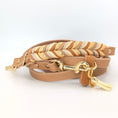 Bild in Galerie-Betrachter laden, Leder Hundeleine Peanut aus Leder in natürlicher Farbwelt – handgemacht von LucyLu Design®