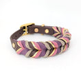 Load image into Gallery viewer, BioThane Halsband Velvet 2.0 – elegantes Violettdesign