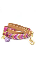 Bild in Galerie-Betrachter laden, Leder-Set „Sundown“ – Hundehalsband & Hundeleine