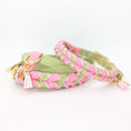 Bild in Galerie-Betrachter laden, BioThane Set Bloom 2.0 – frisches Frühlingsdesign, Leine und Halsband
