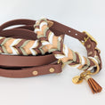 Bild in Galerie-Betrachter laden, BioThane® Hundehalsband und Hundeleine Set Loam – handgefertigt, wetterfest, LucyLu Design®