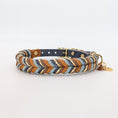 Bild in Galerie-Betrachter laden, Leder Hundehalsband Blue Oak – Herbstkollektion LucyLu Design®