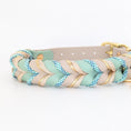 Bild in Galerie-Betrachter laden, BioThane Halsband Sea Glass 2.0 – taupe & salbei