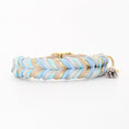 Bild in Galerie-Betrachter laden, BioThane Halsband Blue Water 2.0 – blau & grau