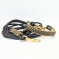 Bild in Galerie-Betrachter laden, Tauhalsband Black & Gold mit beidseitigem Goldton