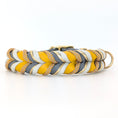Bild in Galerie-Betrachter laden, BioThane Halsband Golden Mist 2.0 – Grau & Curry
