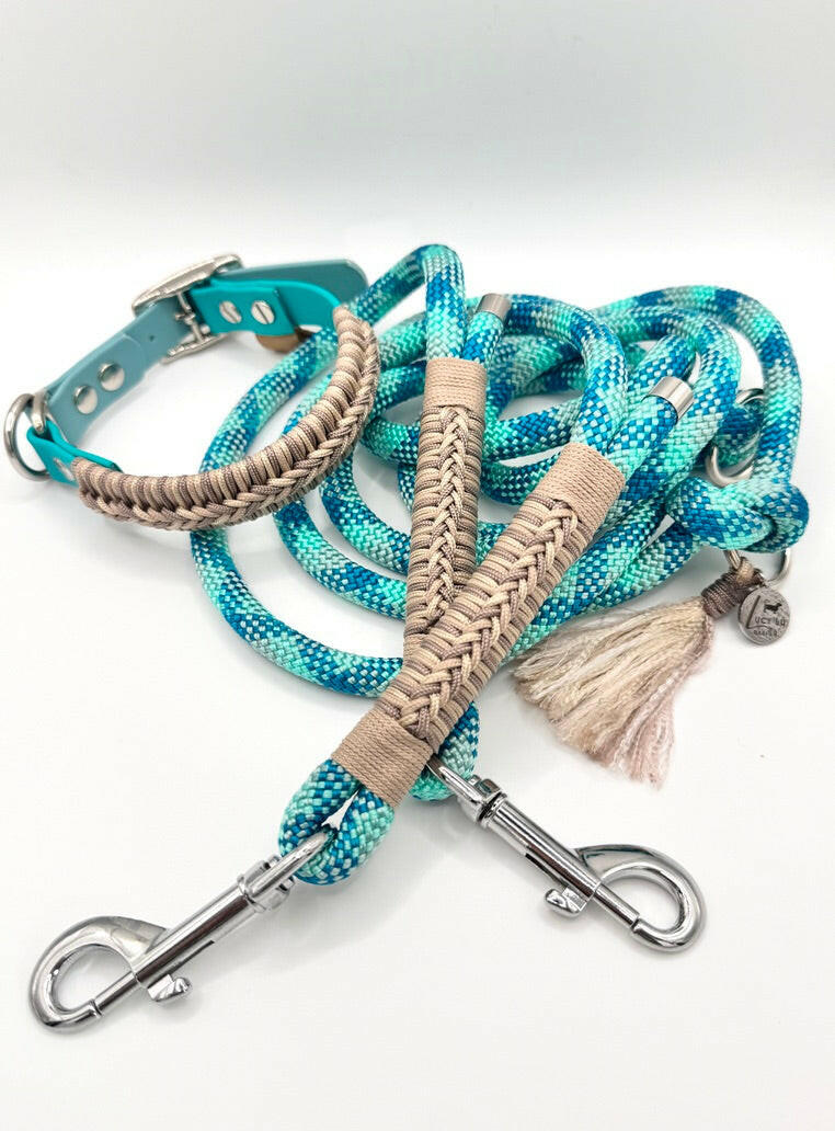 Taulleine, Paracord, Hundeleine, handgemacht