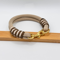 Bild in Galerie-Betrachter laden, Tauleine Café Latte – optional als Set mit Halsband
