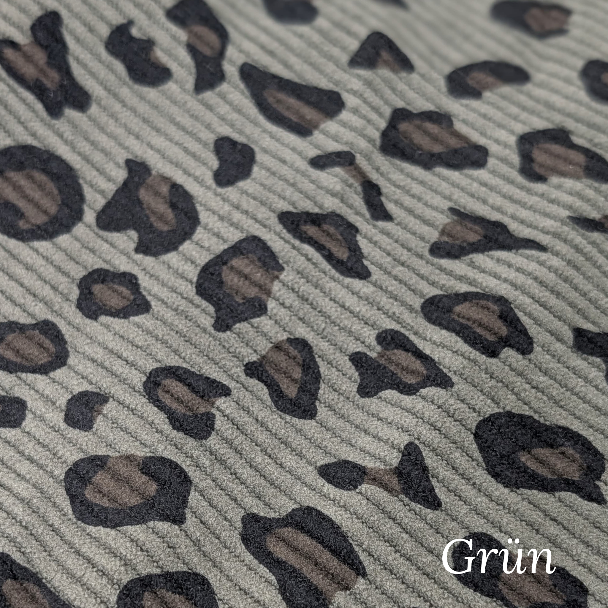 Samtcord-Bandana Leo – handgefertigt