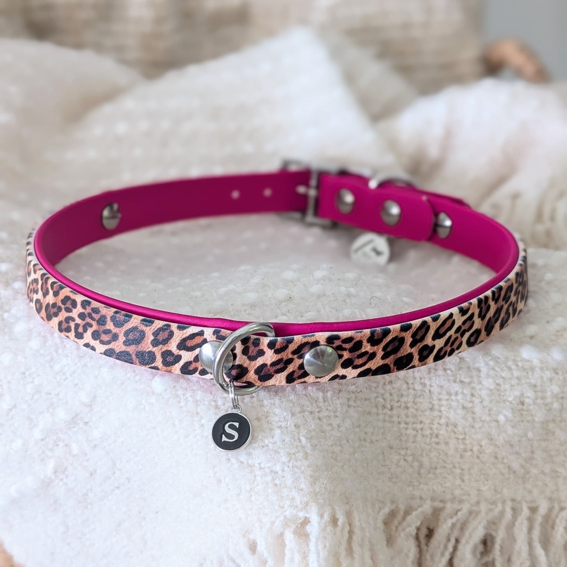 BioThane Halsband Leo Jungle – zweifarbiges Design