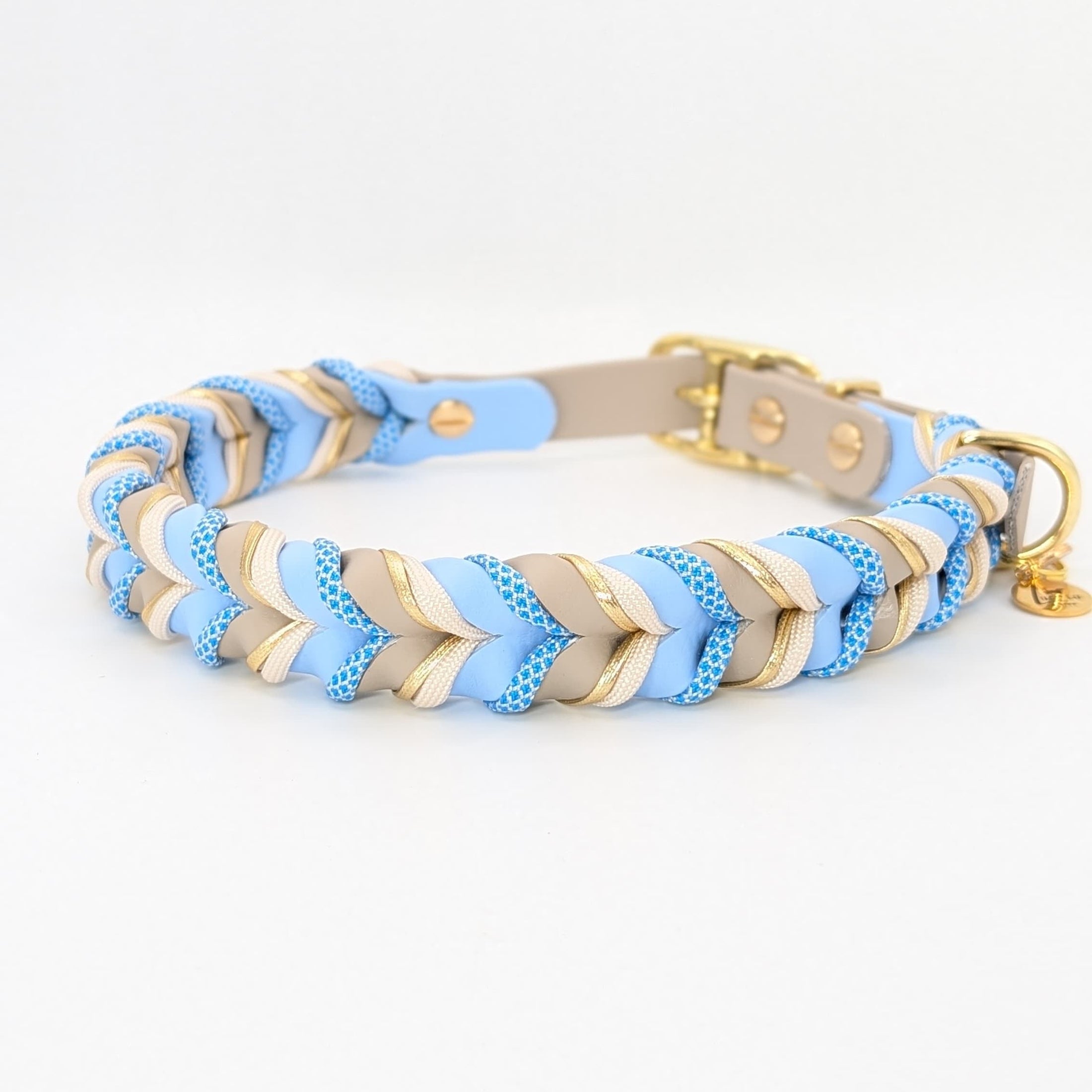 BioThane Leine Milow 2.0 – blau & beige