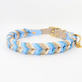 Bild in Galerie-Betrachter laden, BioThane Leine Milow 2.0 – blau & beige
