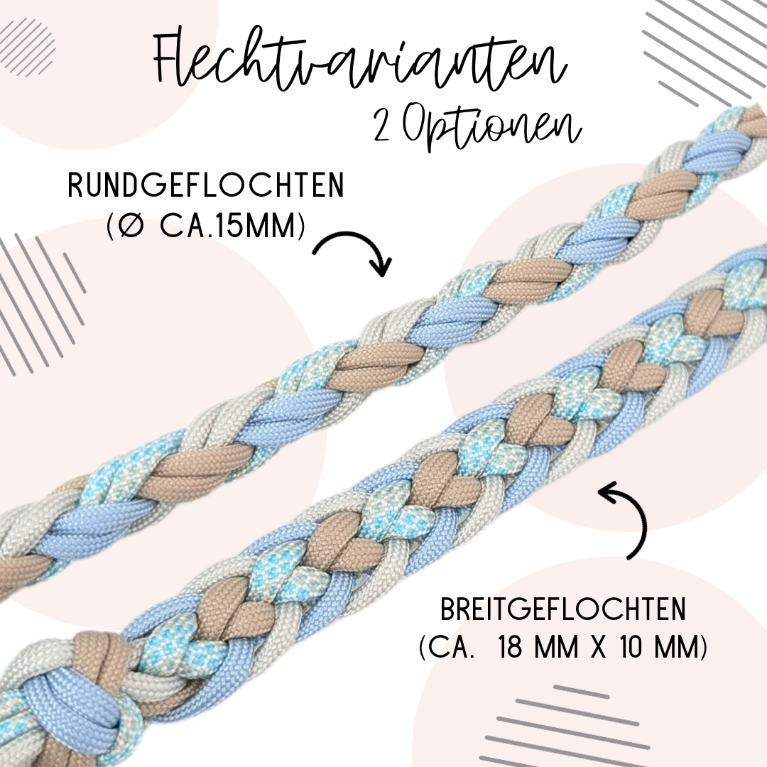 Calma Blue Water – Leine mit/ohne BioThane®-Kurzführer