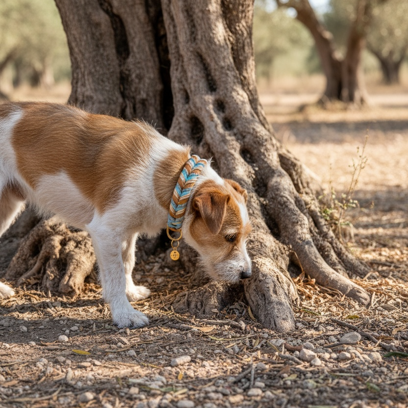 Leder Hundehalsband „Ocean Dust“ – handgemacht & edel