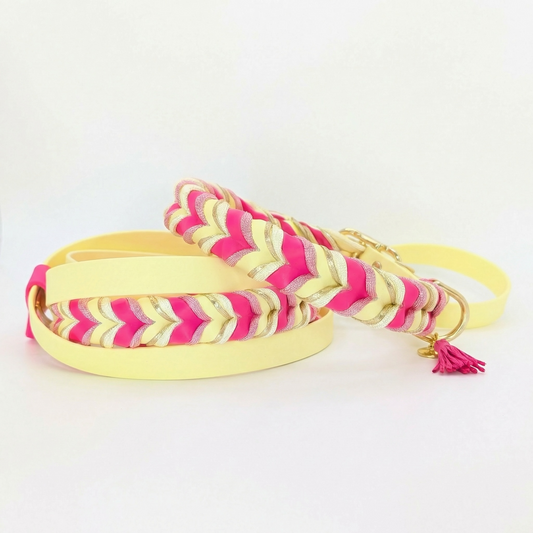 BioThane Set Candy Cream 2.0 – Pastellgelb & Pink