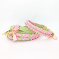 Bild in Galerie-Betrachter laden, BioThane Set Bloom 2.0 – frisches Frühlingsdesign, Leine und Halsband
