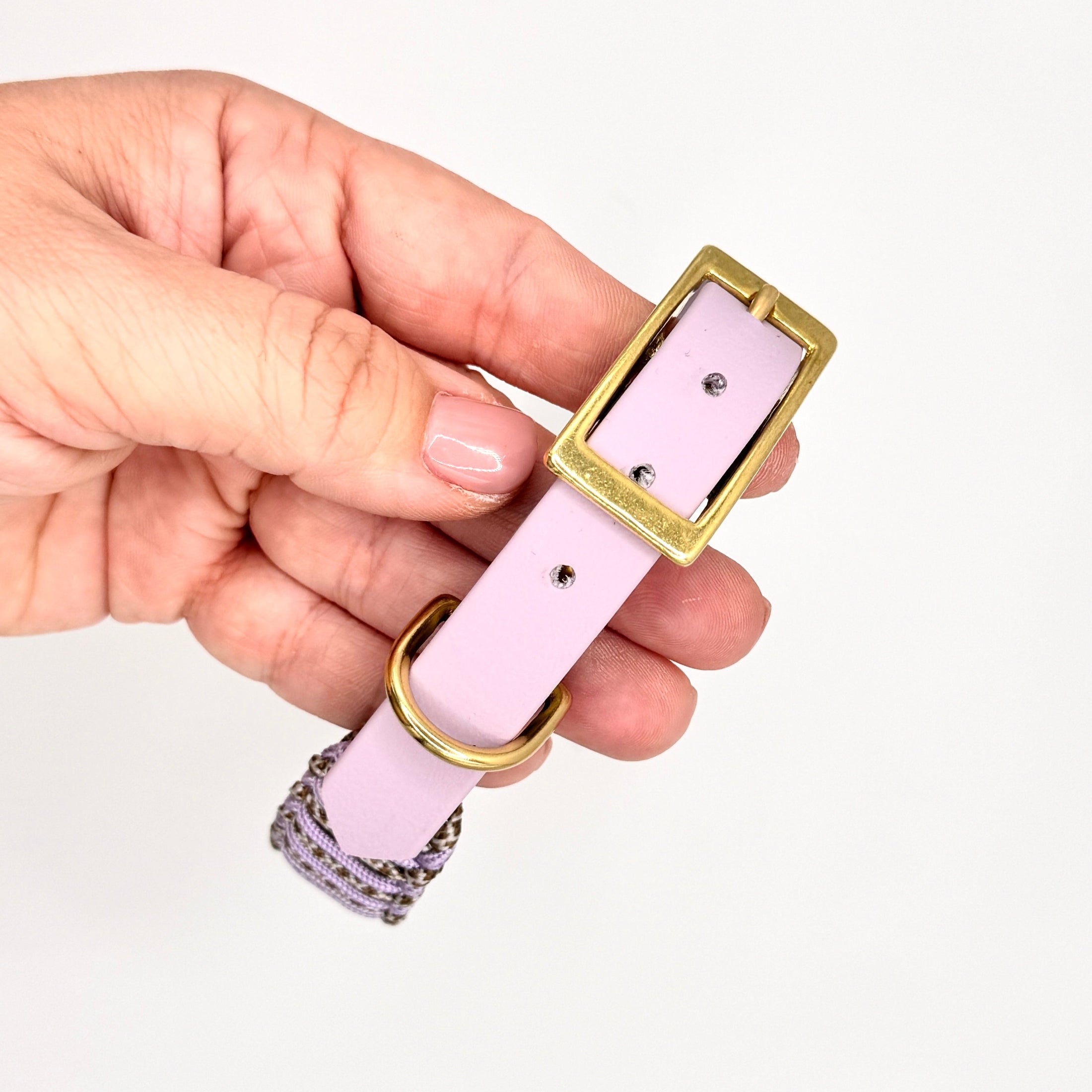 BioThane Halsband Flieder – wasserfest & robust