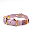 Bild in Galerie-Betrachter laden, Hundehalsband, Leo-Look, Halsband, handgemacht, lila
