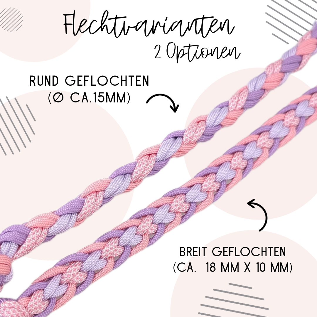 Calma Blush – Leine mit optionalem Kurzführer