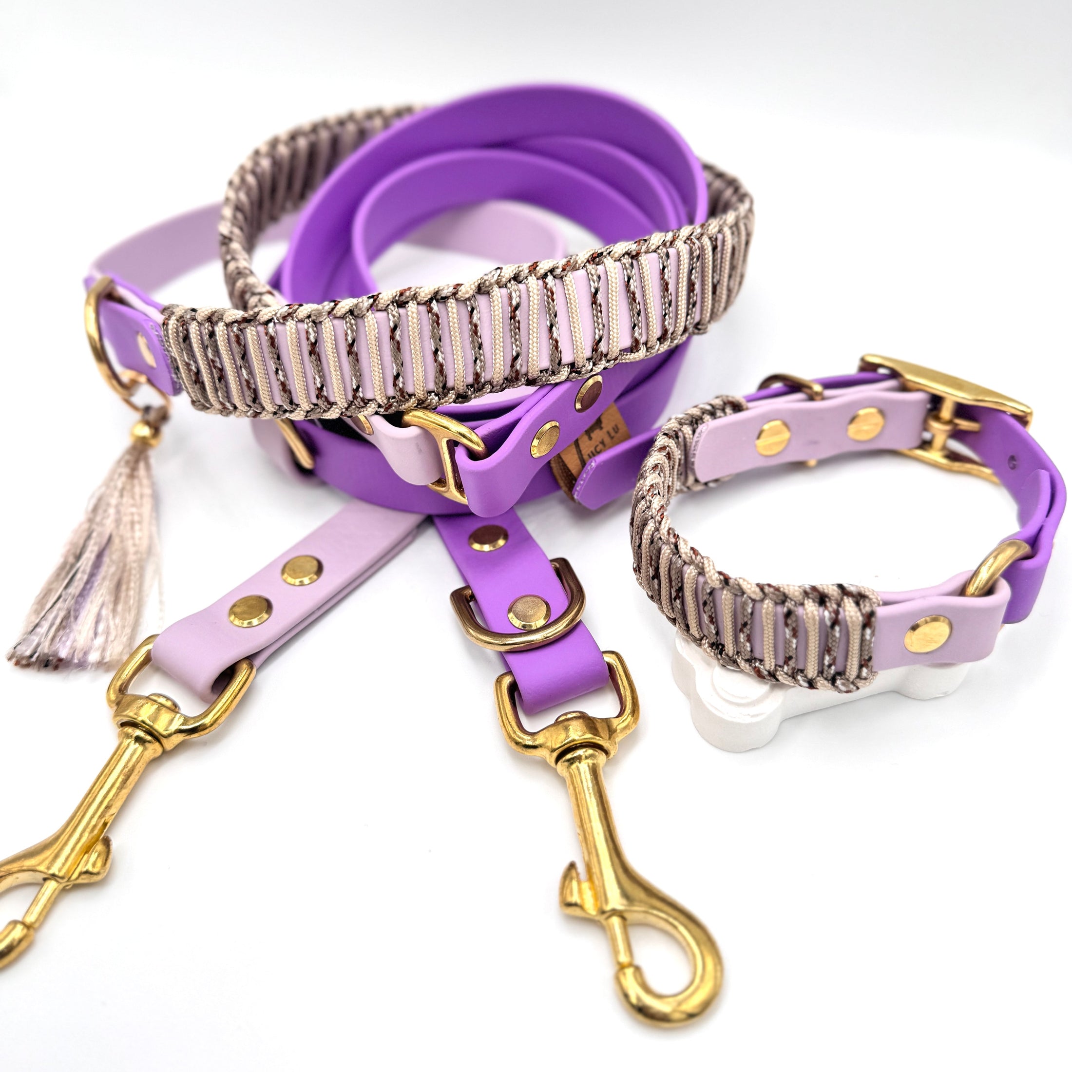 Hundeleine, Hundehalsband, handgemacht