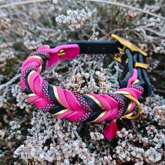 Leder Hundehalsband „Ruby“ – handgemacht & ausdrucksstark