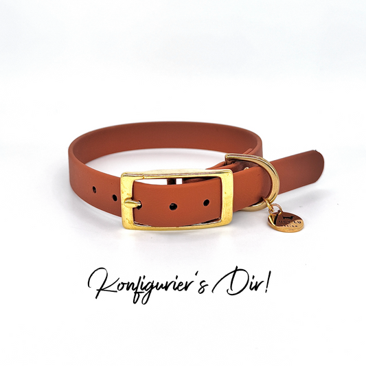 Daily Hundehalsband – individuell konfigurierbar in Farbe, Größe & Breite, handgefertigt für Hunde