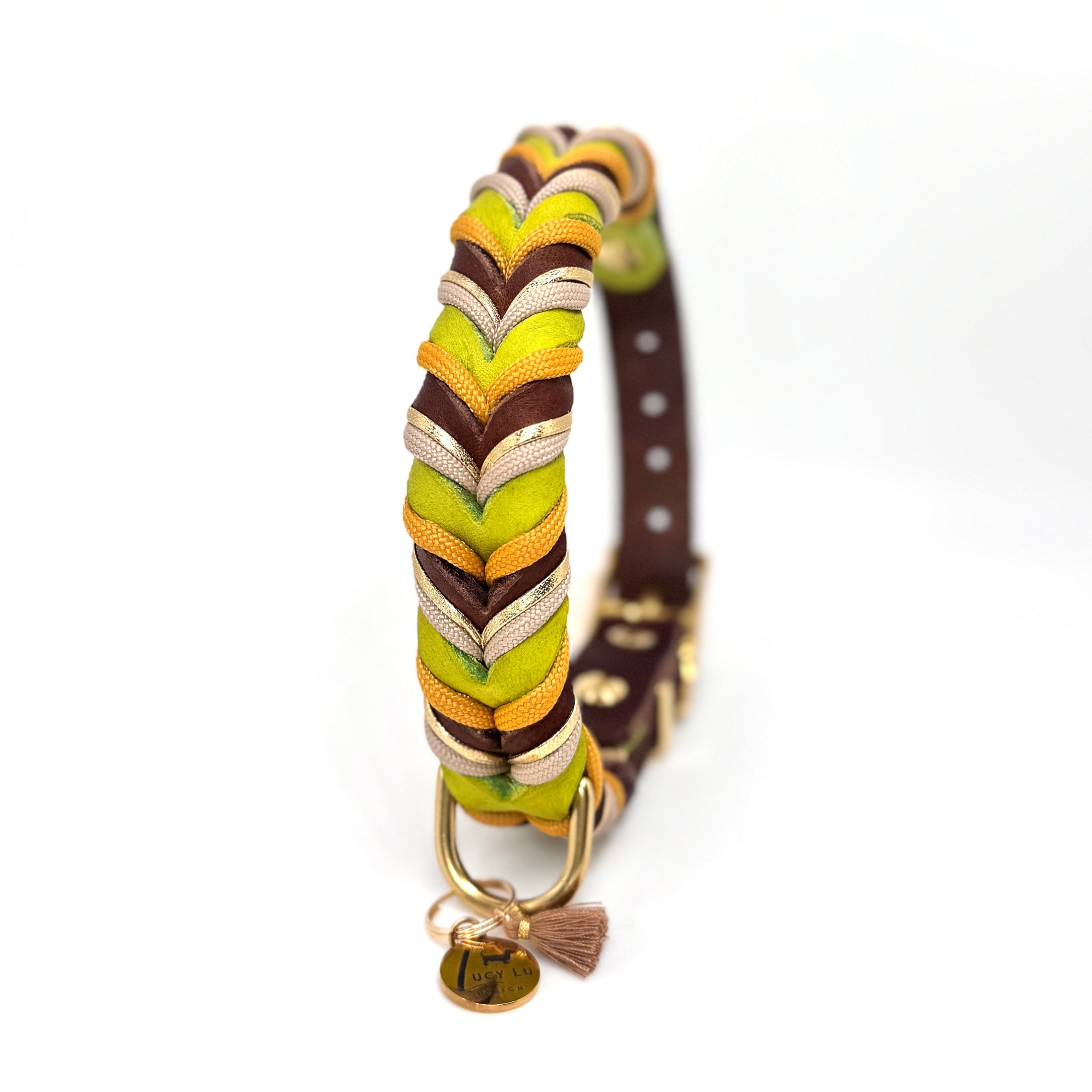 Leder Hundehalsband „Retro“ handgemacht