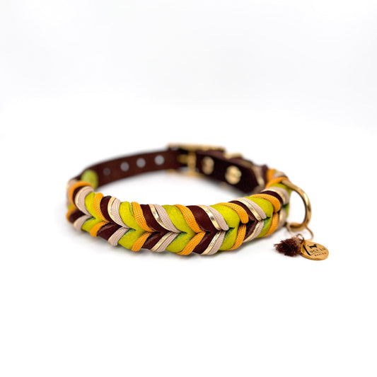 Detail Halsband Retro aus Fettleder