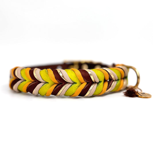 Stylisches Hundehalsband „Retro“ handmade