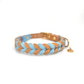 Bild in Galerie-Betrachter laden, Stylisches Hundehalsband „Ocean Dust“ handmade
