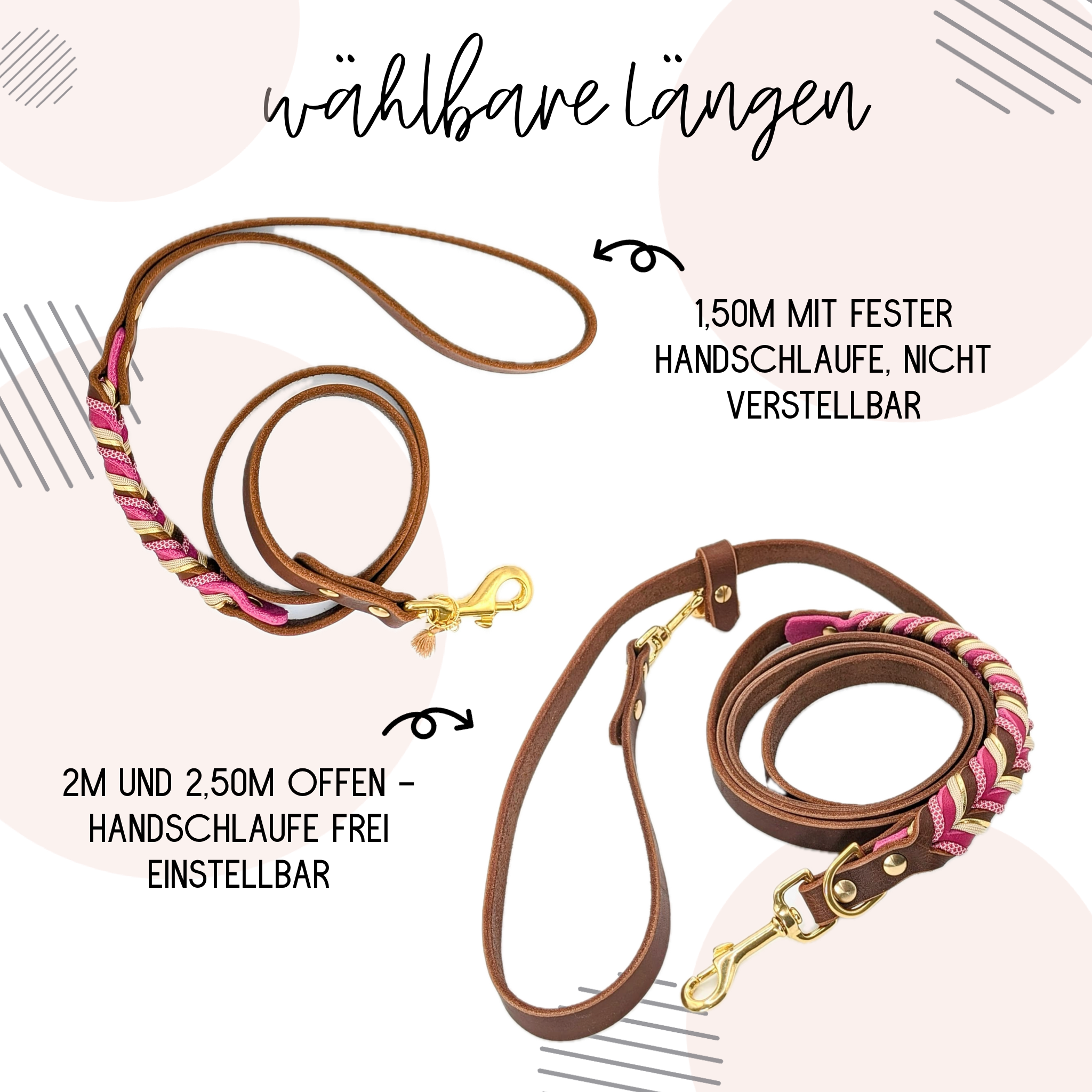 Übersicht Leinenlängen