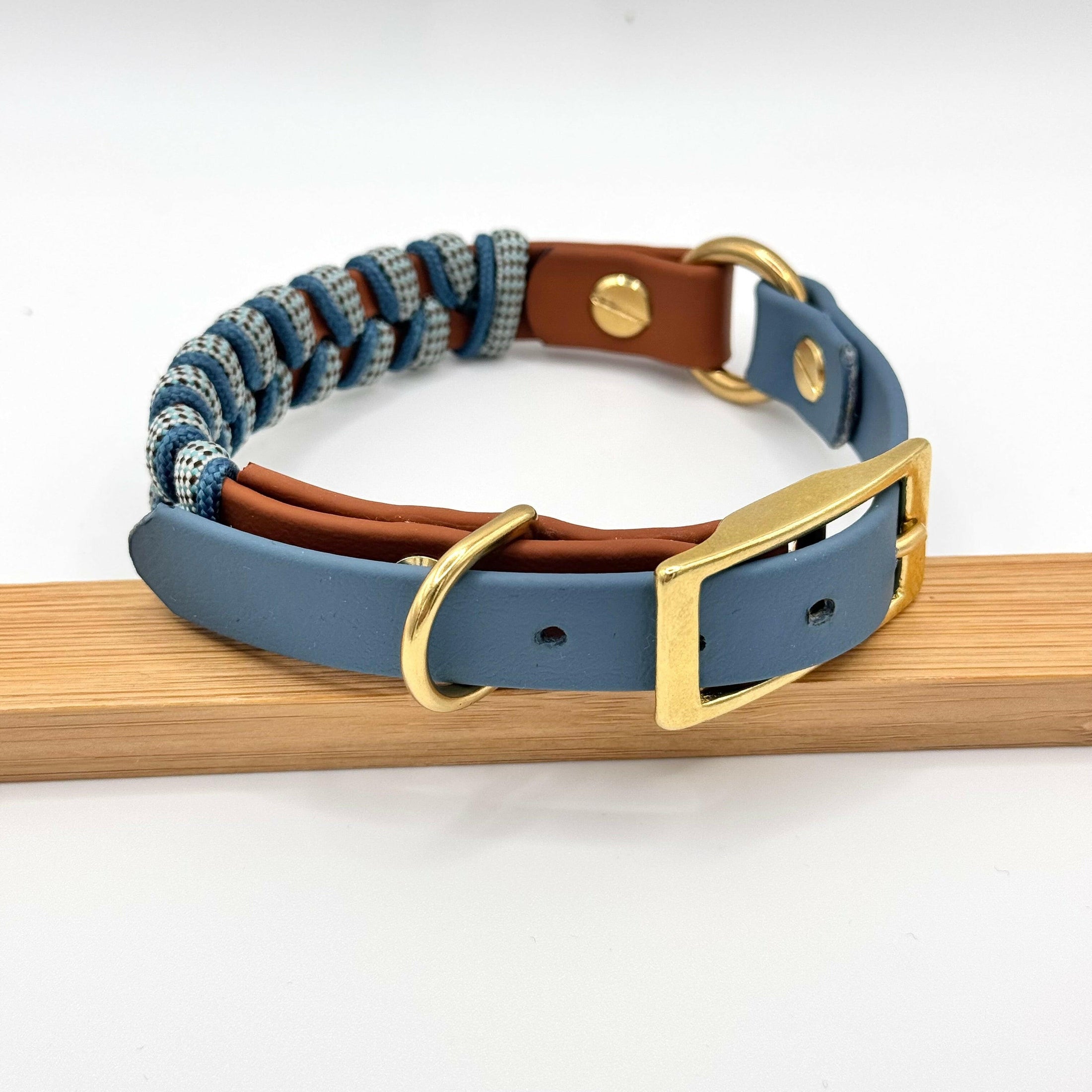 BioThane Halsband Petrol – wasserfest & robust
