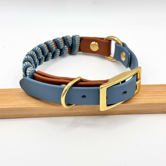 BioThane Halsband Petrol – wasserfest & robust