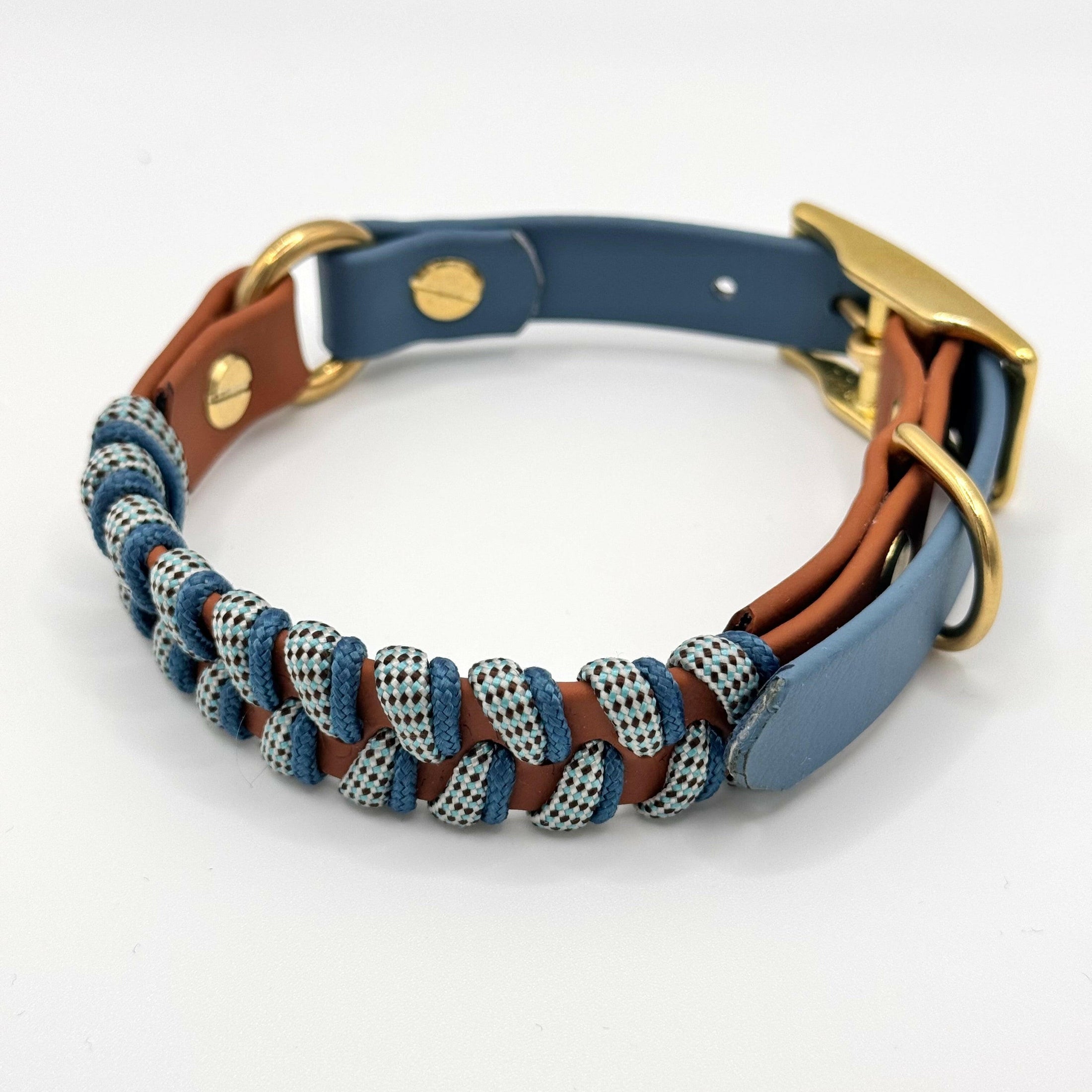 BioThane Halsband Petrol – wasserfest & robust