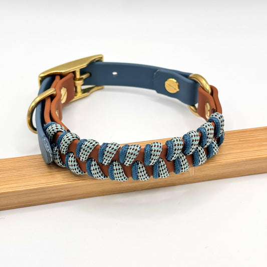 BioThane Halsband Petrol – wasserfest & robust