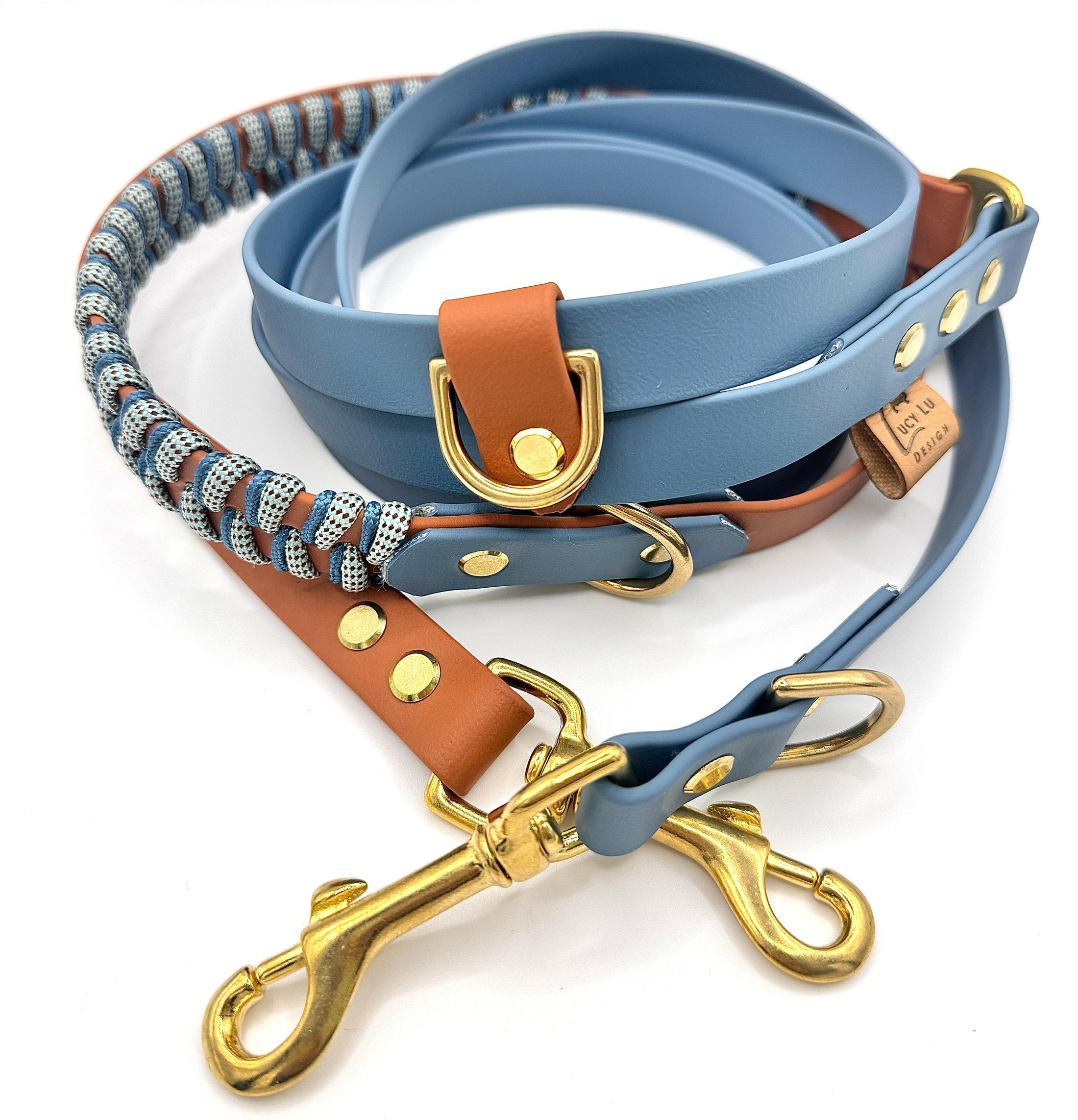 Hundeleine, hangemacht, Leine, BioThane, Hunde, LucyLuDesign