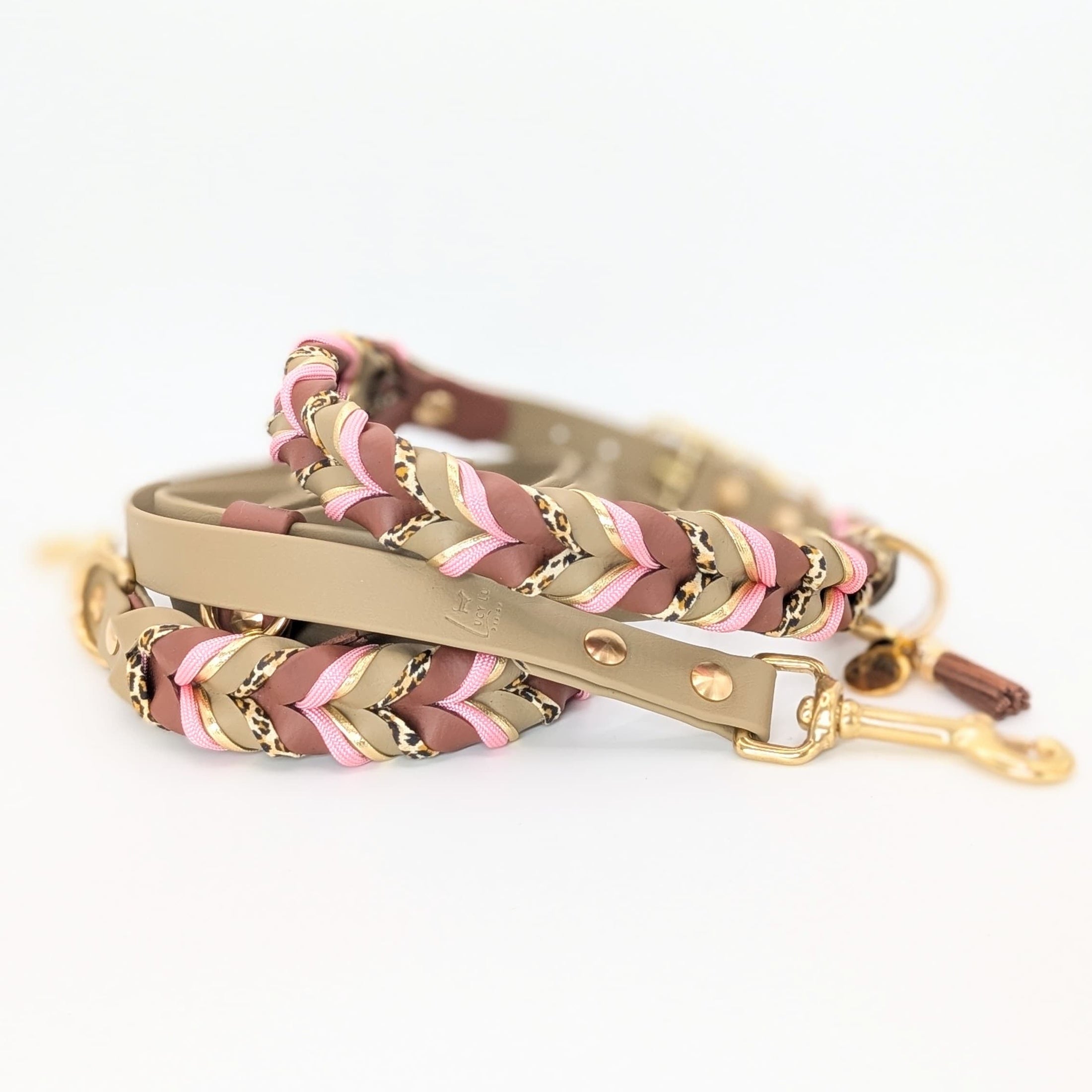 Daily Deluxe Halsband – geflochtenes BioThane® Hundehalsband, individuell konfigurierbar in Größe, Breite & Farbe