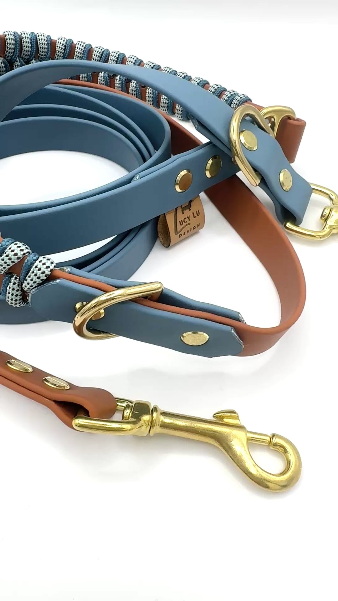 Hundeleine, hangemacht, Leine, BioThane, Hunde, LucyLuDesign