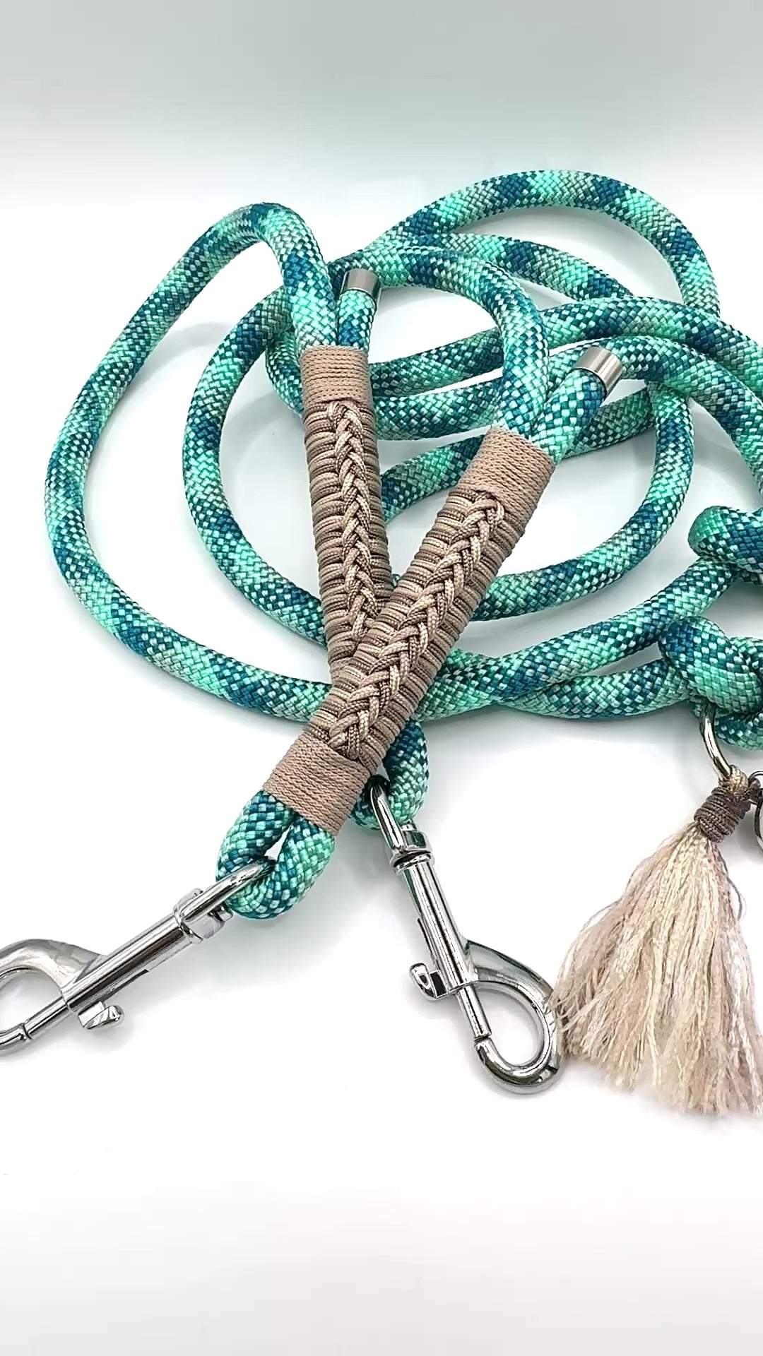 Taulleine, Paracord, Hundeleine, handgemacht