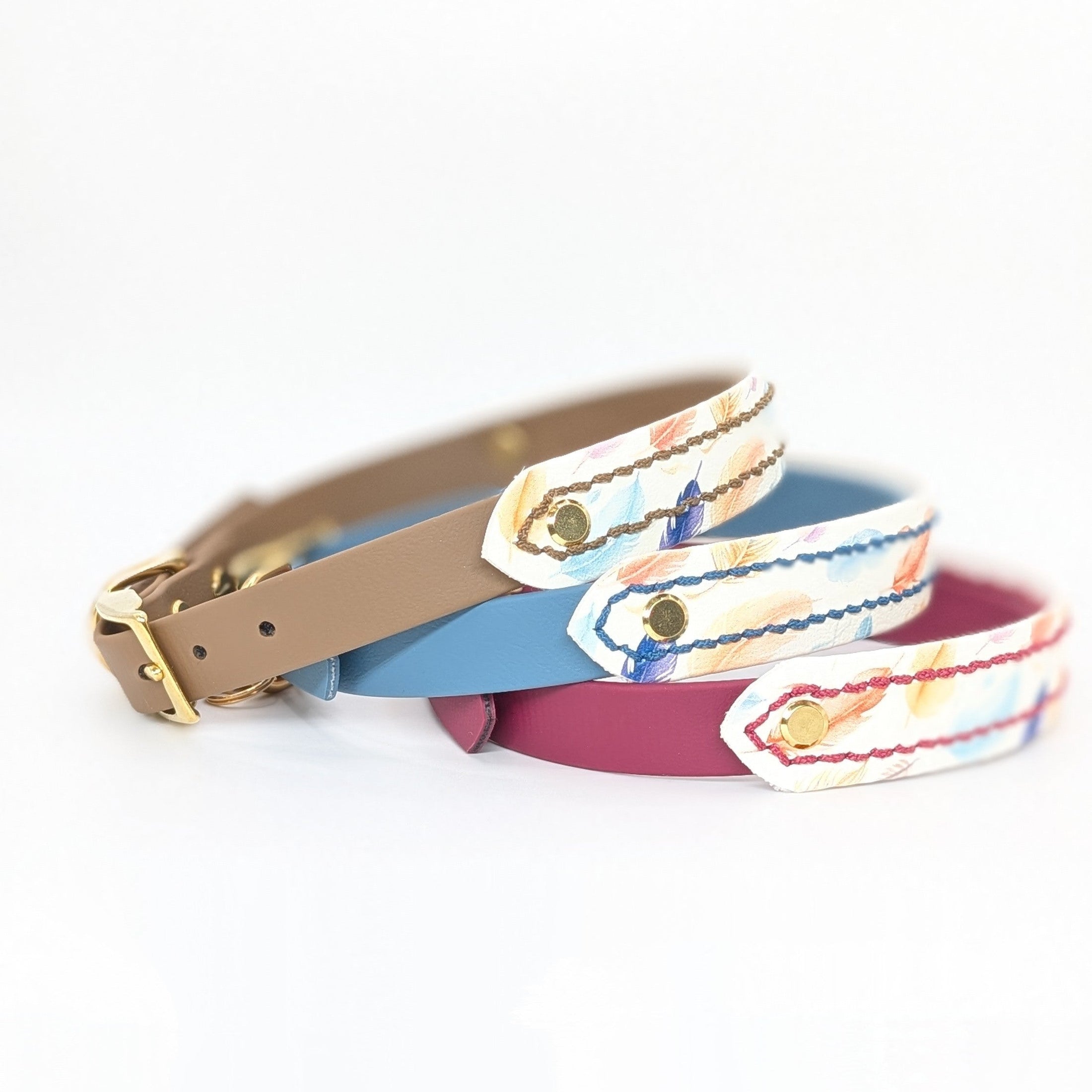 Halsband, BioThane Halsband, Hundeleine, LucyLu Design, handgemachte Hundeleine
