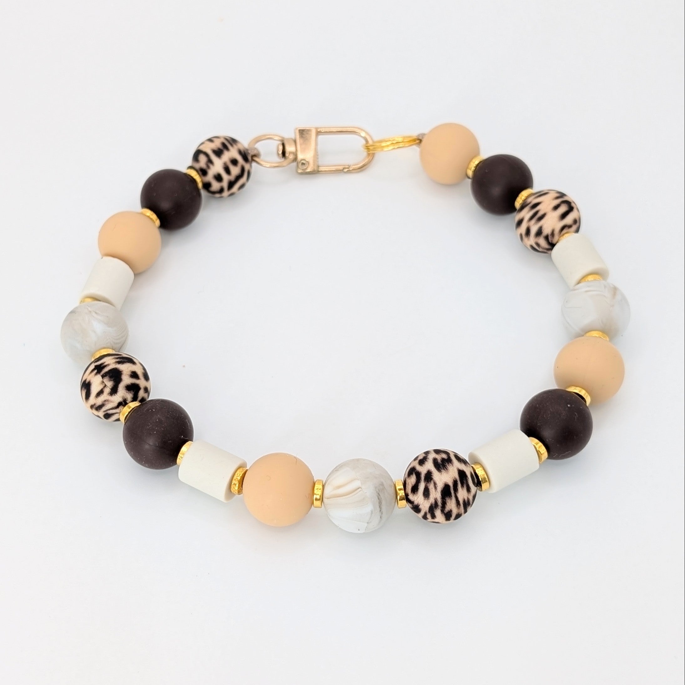 EM-Kette Leo Nude mit Silikonkugeln und EM-Pipes