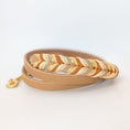 Bild in Galerie-Betrachter laden, Leder Hundeleine Peanut aus Leder in natürlicher Farbwelt – handgemacht von LucyLu Design®
