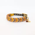 Bild in Galerie-Betrachter laden, Leder Hundehalsband Autumn Leaf – Herbstkollektion LucyLu Design®
