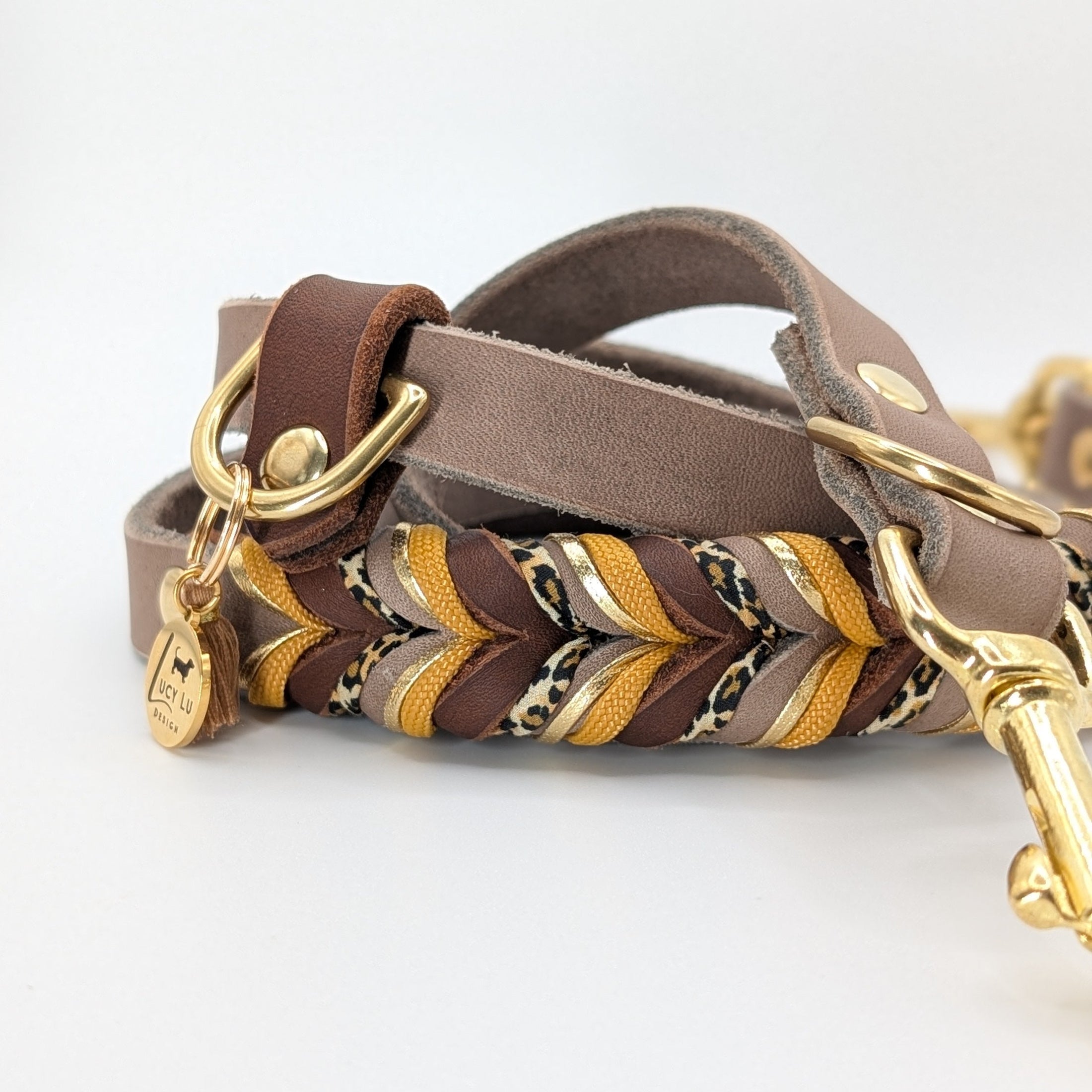 Leder Hundeleine „Leo“ handgemacht