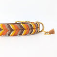 Bild in Galerie-Betrachter laden, Leder Hundehalsband Whiskey Ember – Herbstkollektion LucyLu Design®
