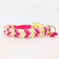 Bild in Galerie-Betrachter laden, BioThane Halsband Candy Cream 2.0 – Pastellgelb & Pink
