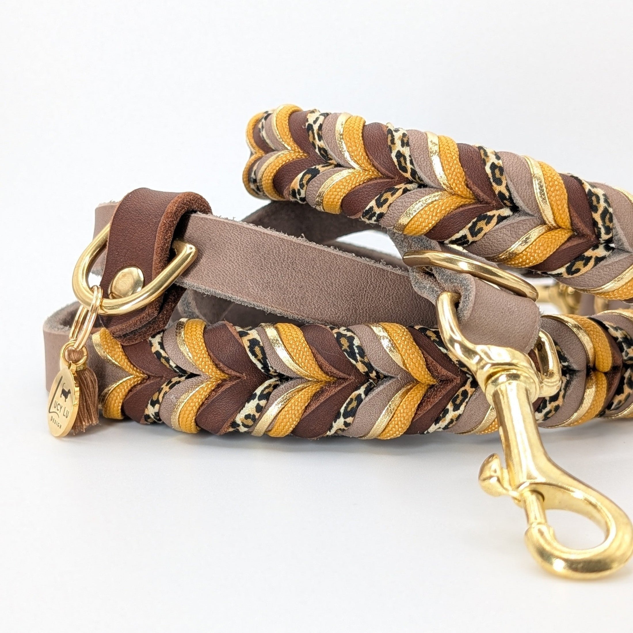 Lederhalsband, Hundehalsband, handgemacht, Set