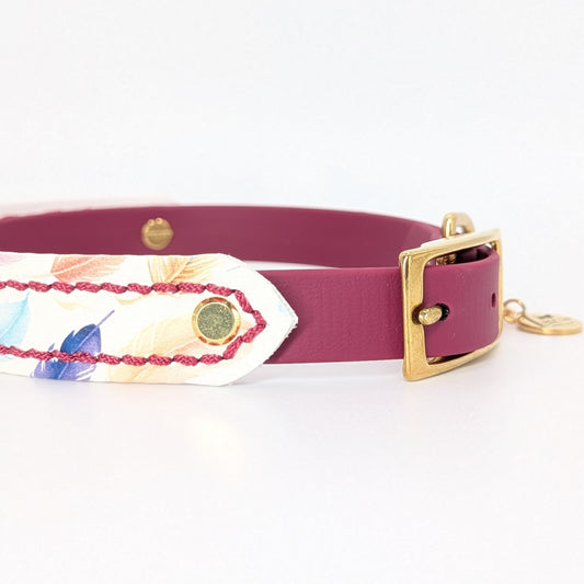 Halsband, BioThane Halsband, Hundeleine, LucyLu Design, handgemachte Hundeleine
