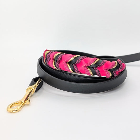 BioThane® Set Ruby 2.0 – Halsband & Leine im eleganten Winterdesign